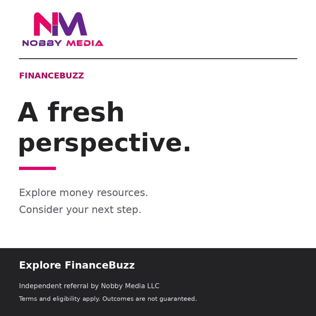 Nobby Media FinanceBuzz ad creative